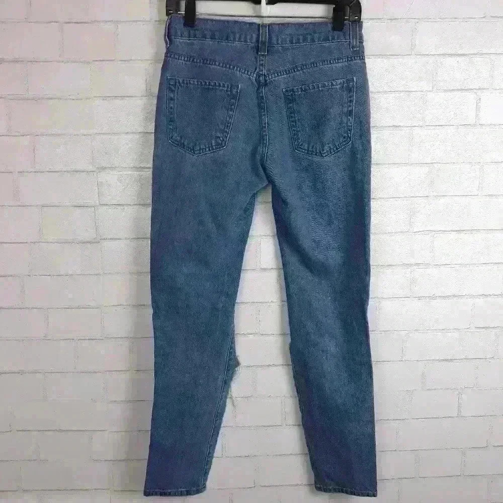Fashion Nova Don't Kill My Vibe Boyfriend Jeans - Picture 6 of 8